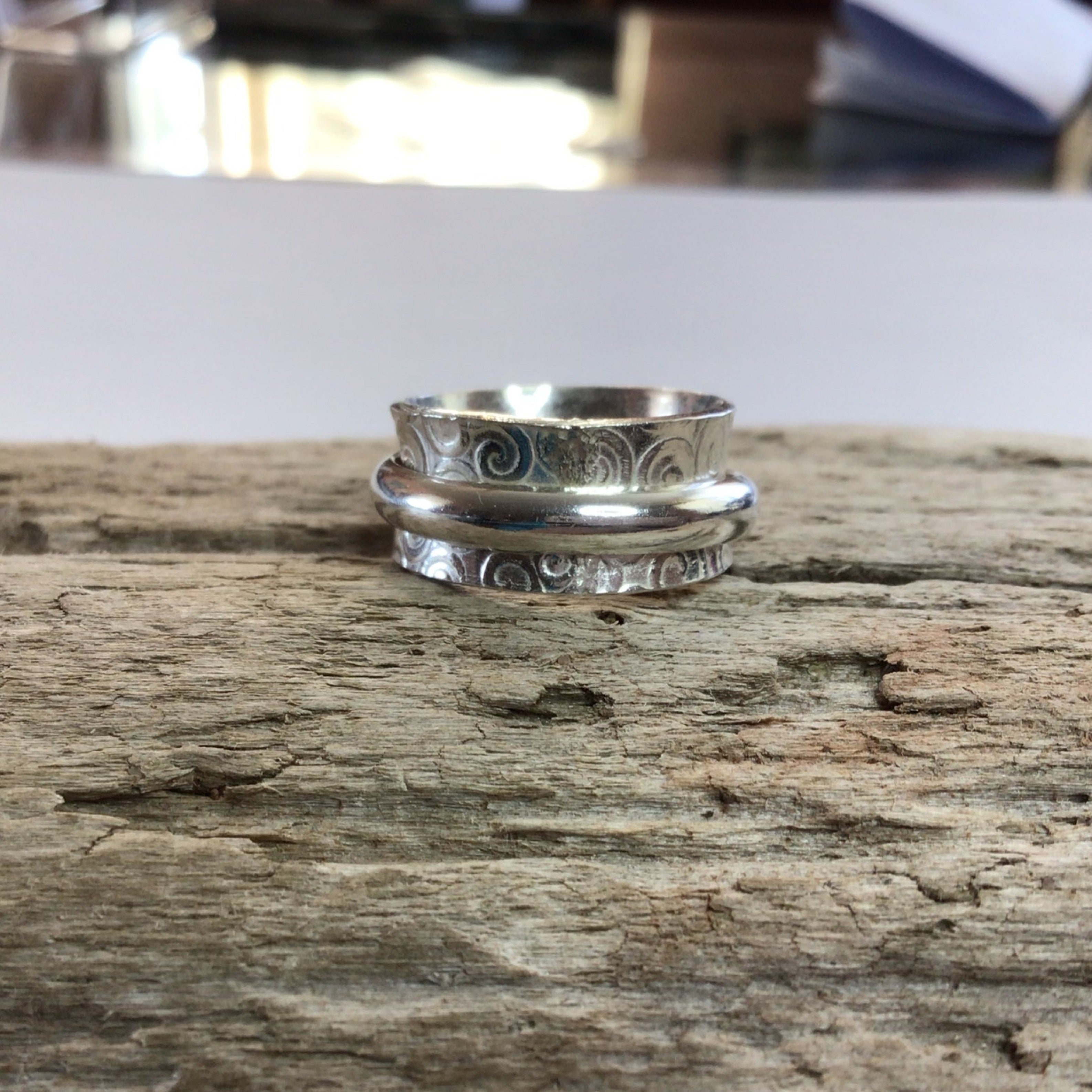Sterling Silver Spinner Ring (style 1)