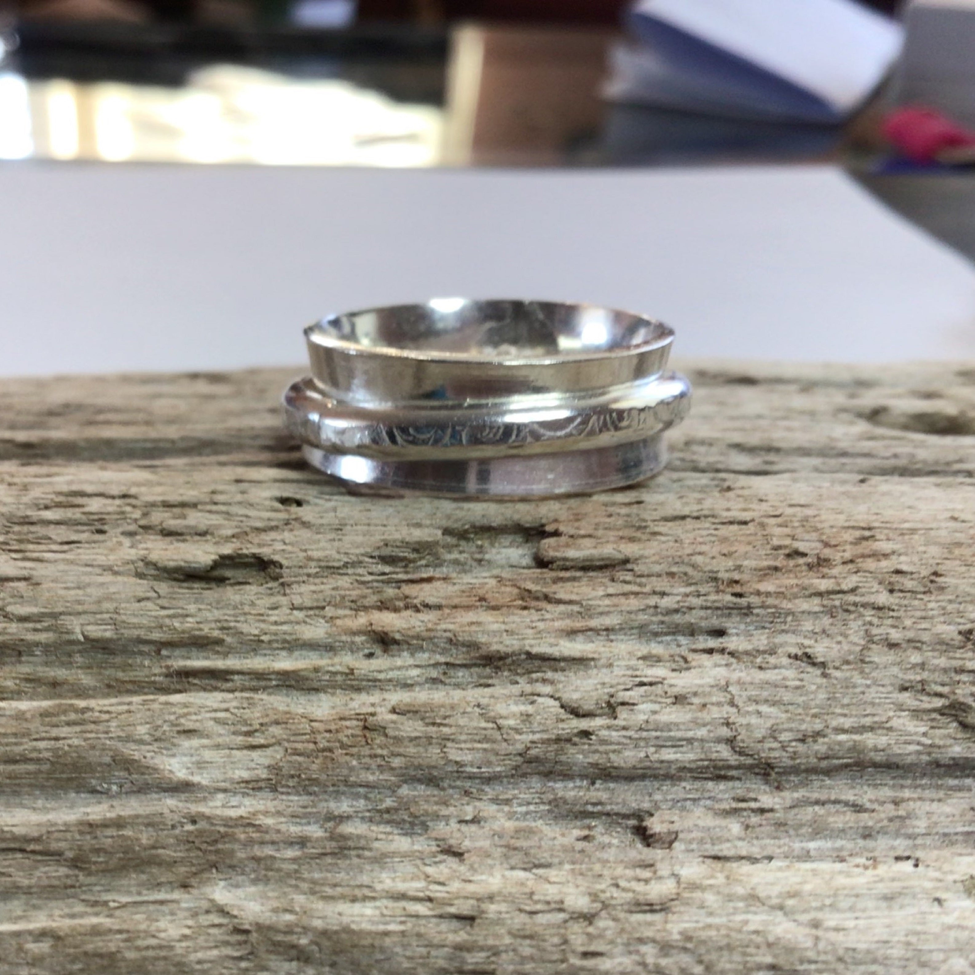 Sterling Silver Spinner Ring (style 3)