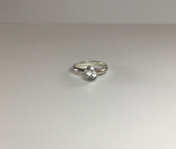 Birthstone  Ring-thin band  (available in all birthstones)