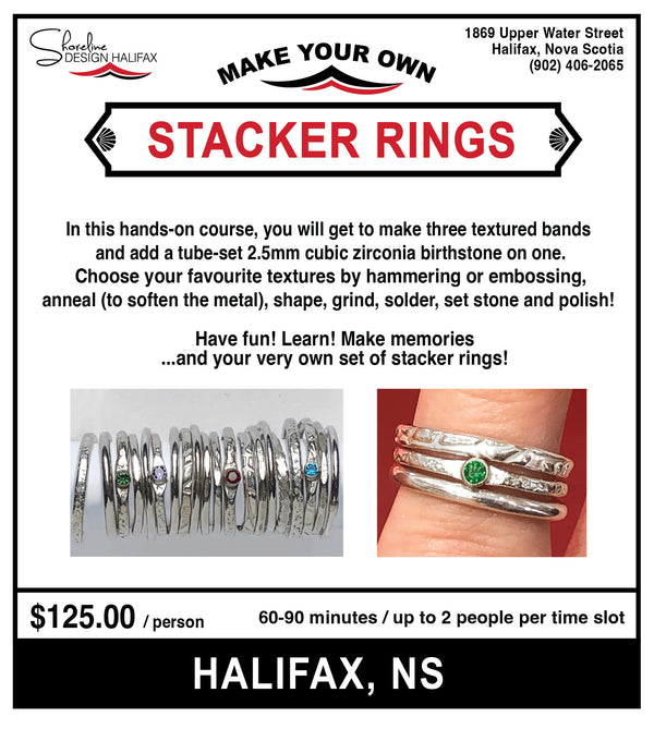 Make Your Own Stacker Rings - Halifax