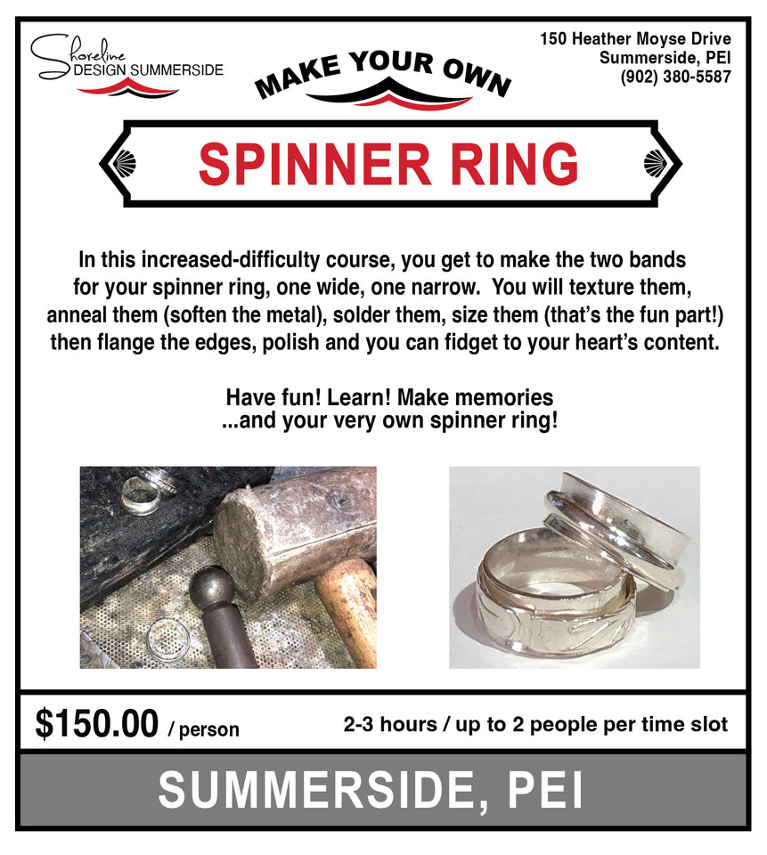 Make Your Own Spinner Ring - Summerside