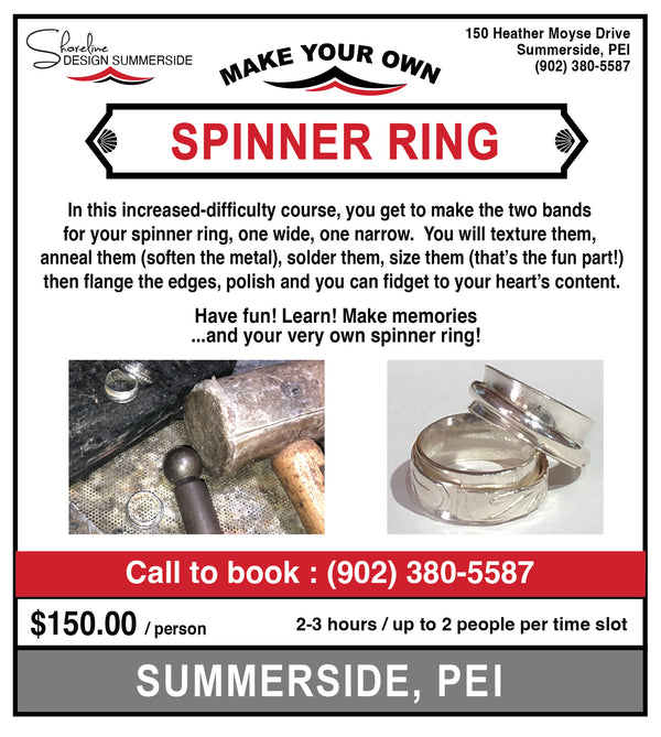 Make Your Own Spinner Ring - Summerside