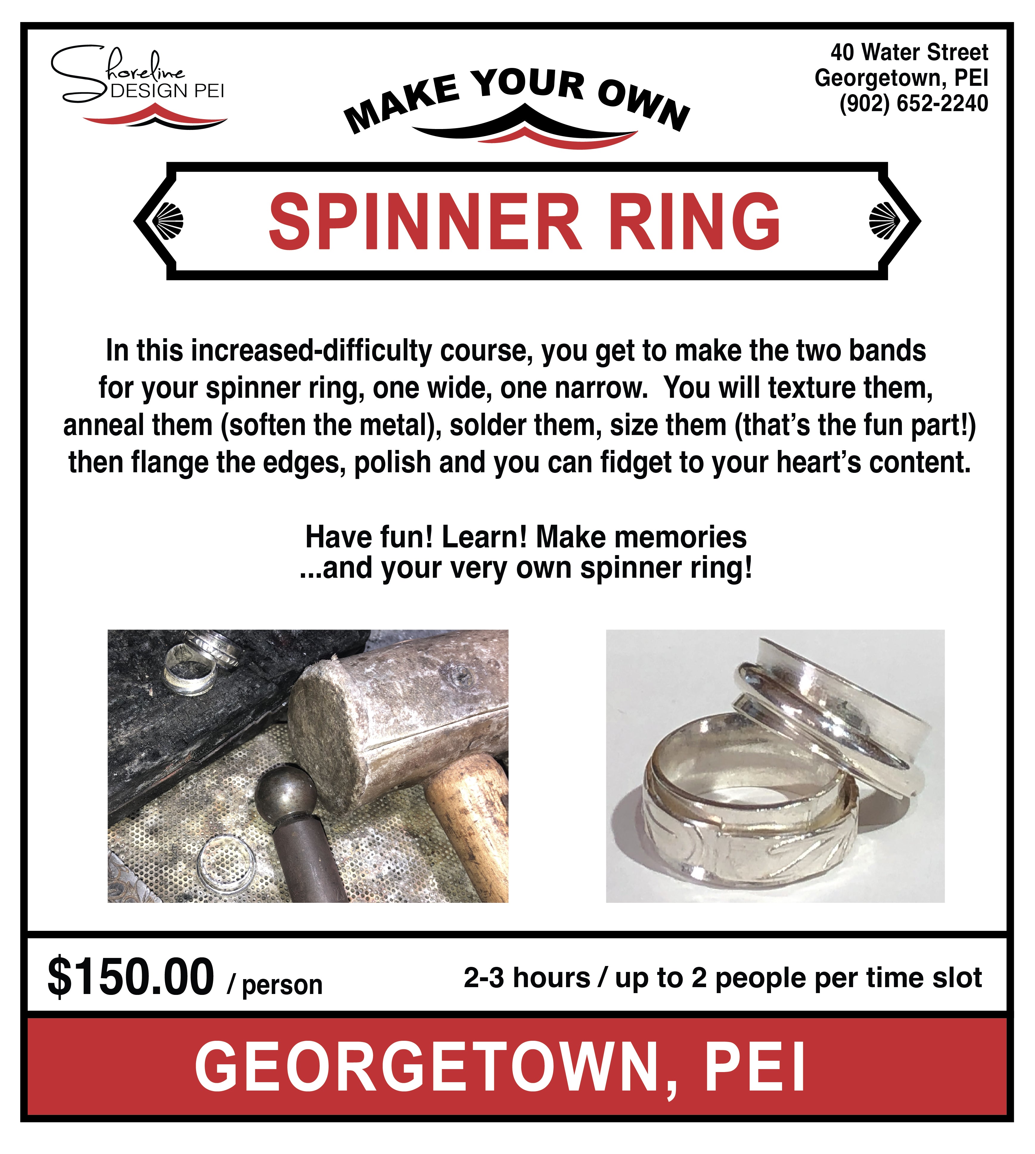 Make Your Own Spinner Rings - Georgetown