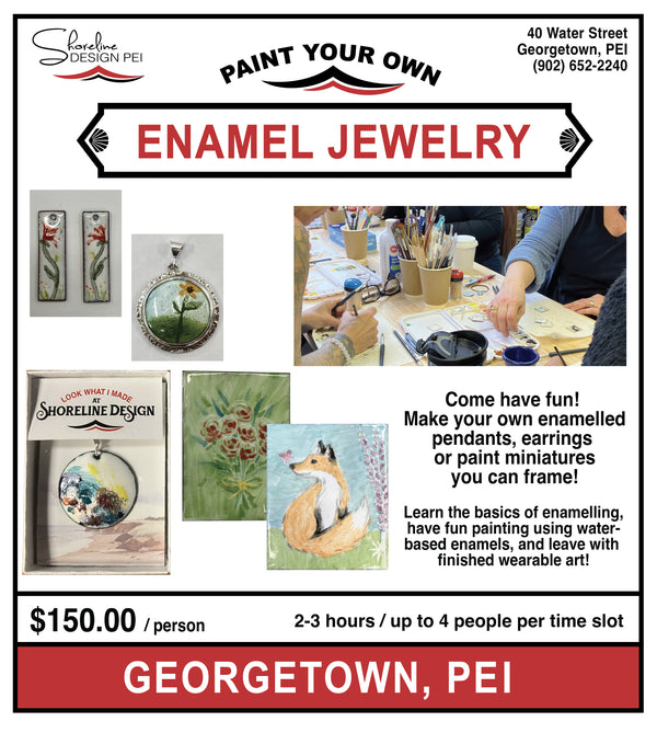 Paint Your Own Enamel Jewelry and Miniatures