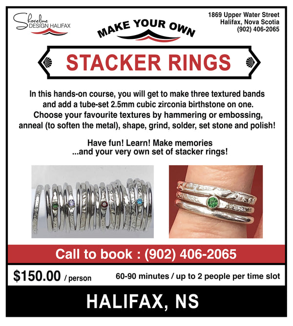 Make Your Own Stacker Rings - Halifax