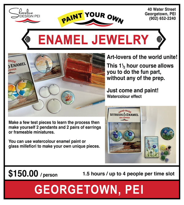 Paint Your Own Enamel Jewelry