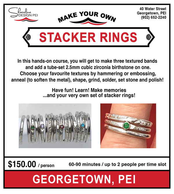 Make Your Own Stacker Rings - Georgetown