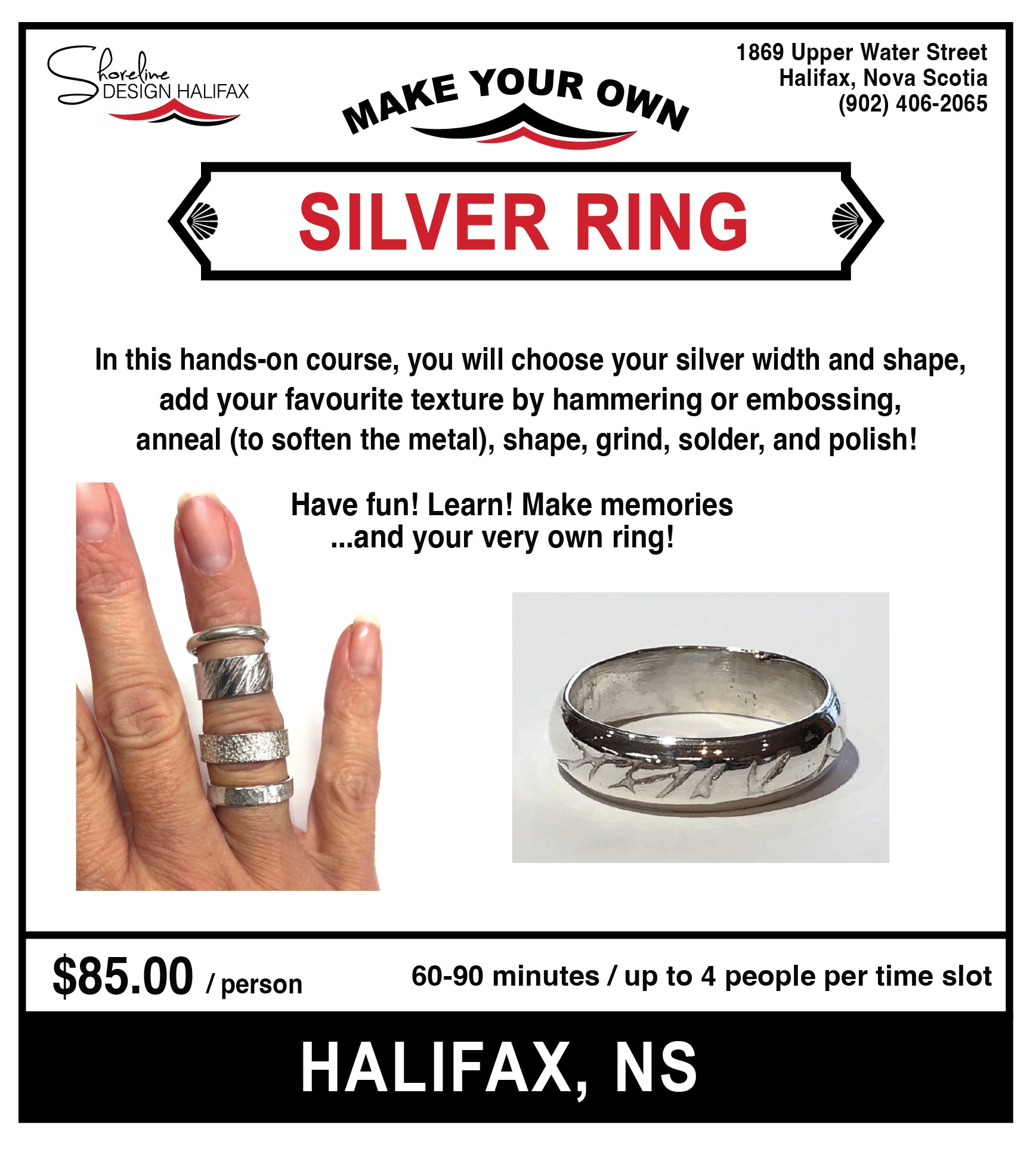 Make Your Own Ring - Halifax