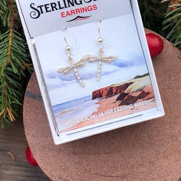 Dragon Fly Earrings (Sterling Silver)