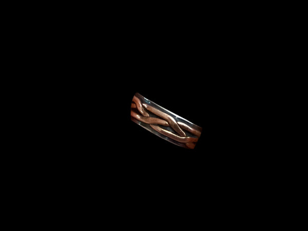 Copper on a Sterling Silver Ring