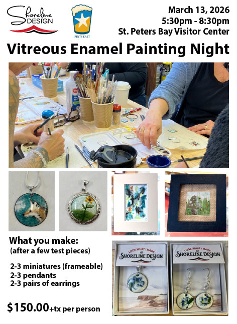 Pop-Up Enamel painting Workshop at Pints East