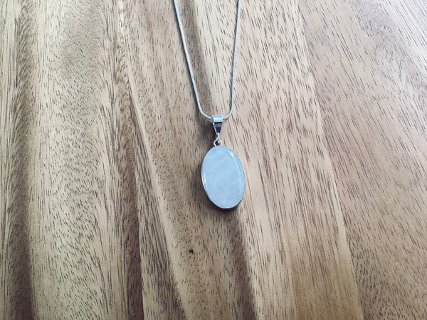 Moonstone Sterling Silver Pendant (1)