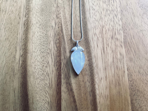 Moonstone Sterling Silver Pendant (2)