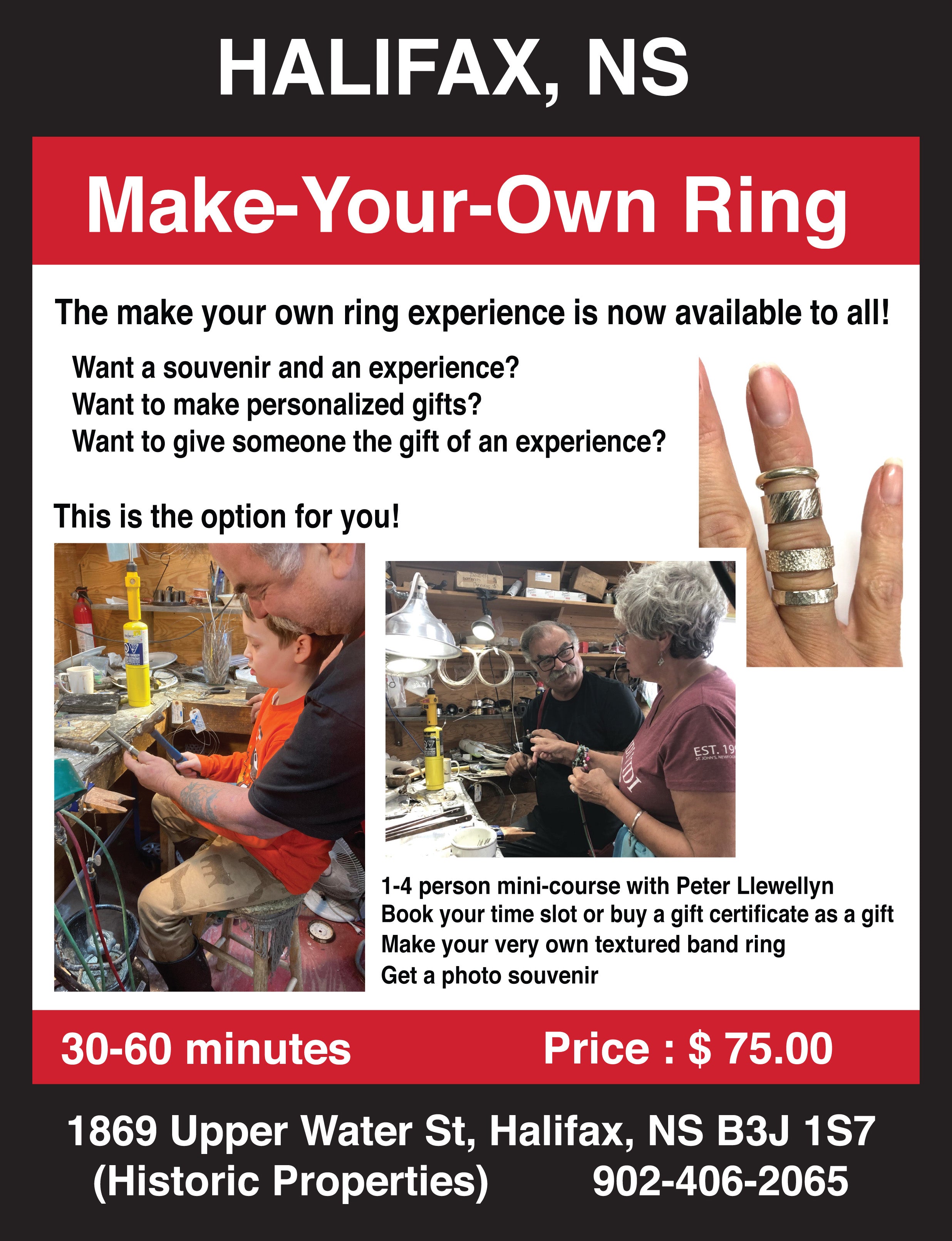 Make Your Own Ring - Halifax