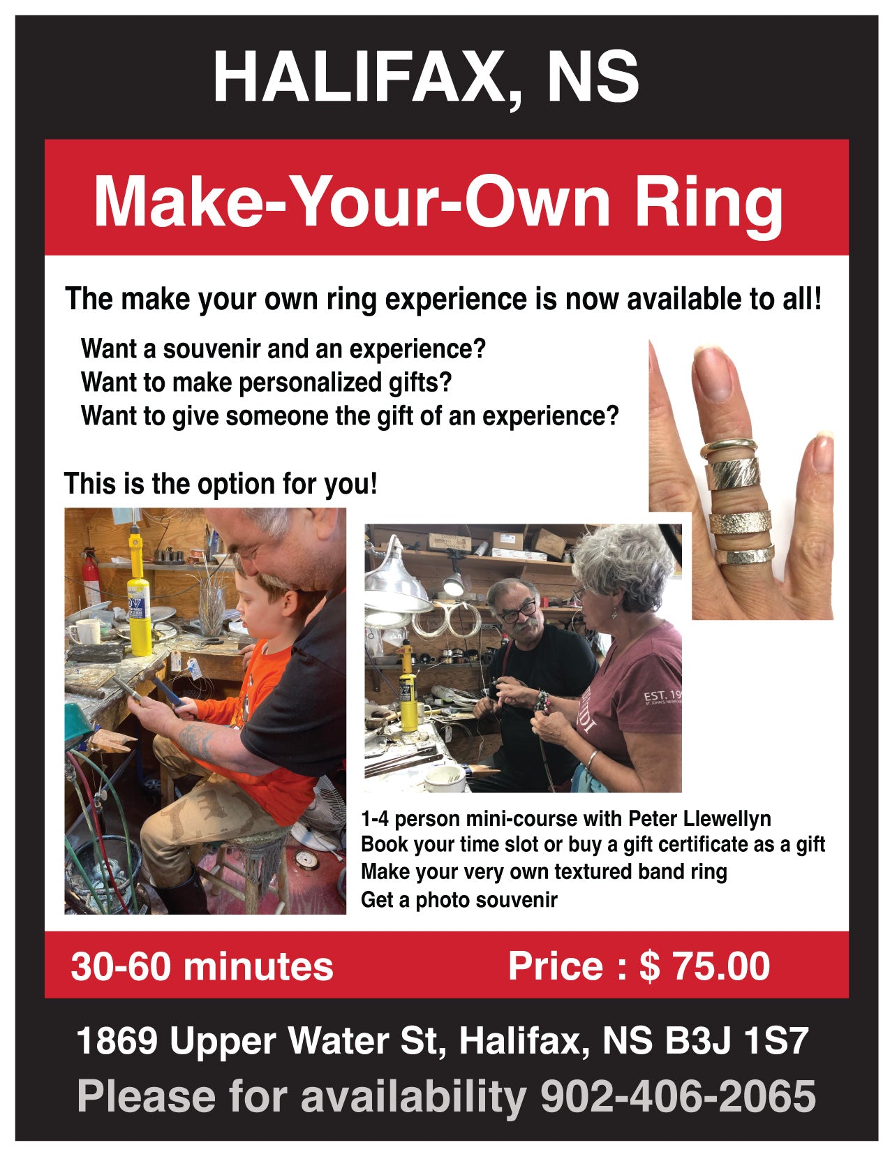 Make Your Own Ring - Halifax