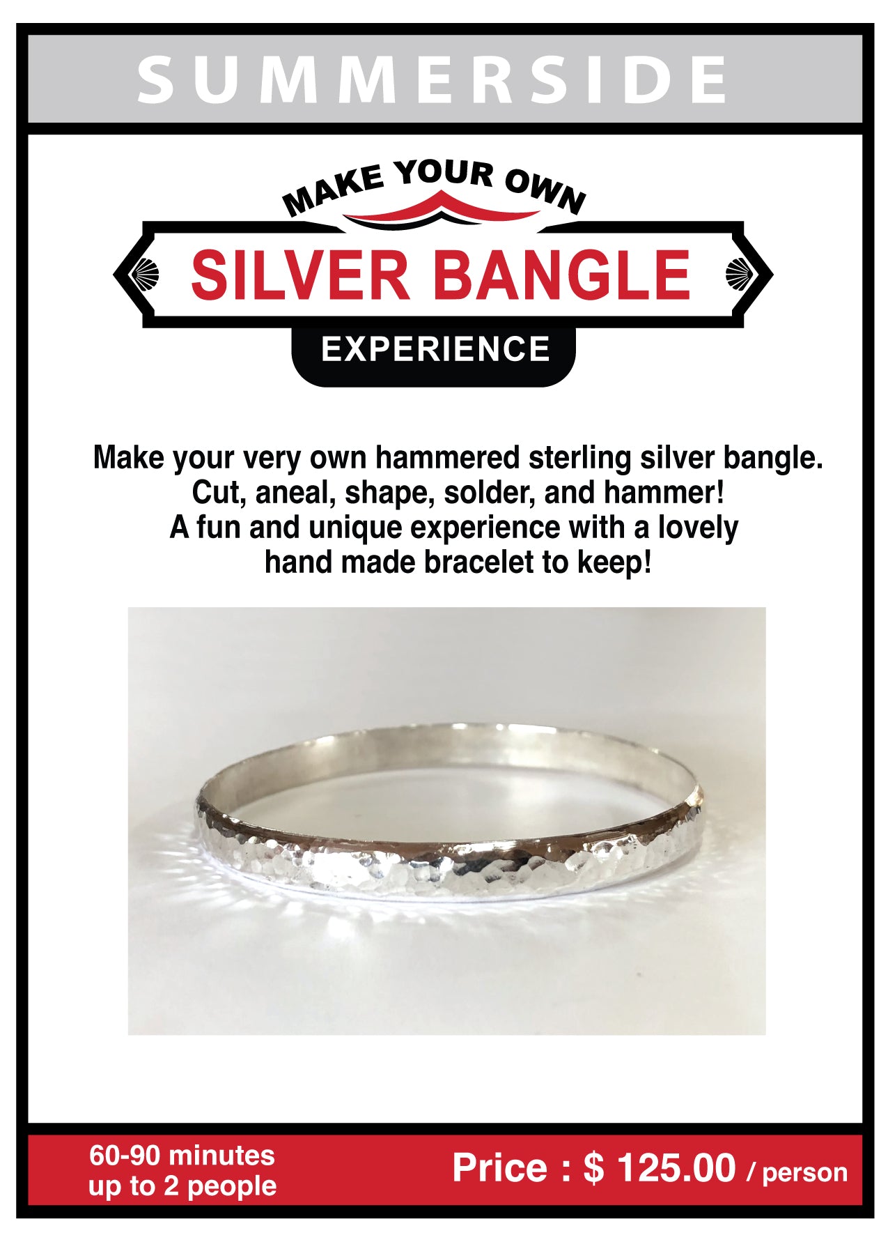 Make Your Own Hammered Bangle - Summerside 2025