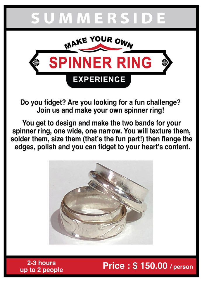 Make Your Own Spinner Ring - Summerside