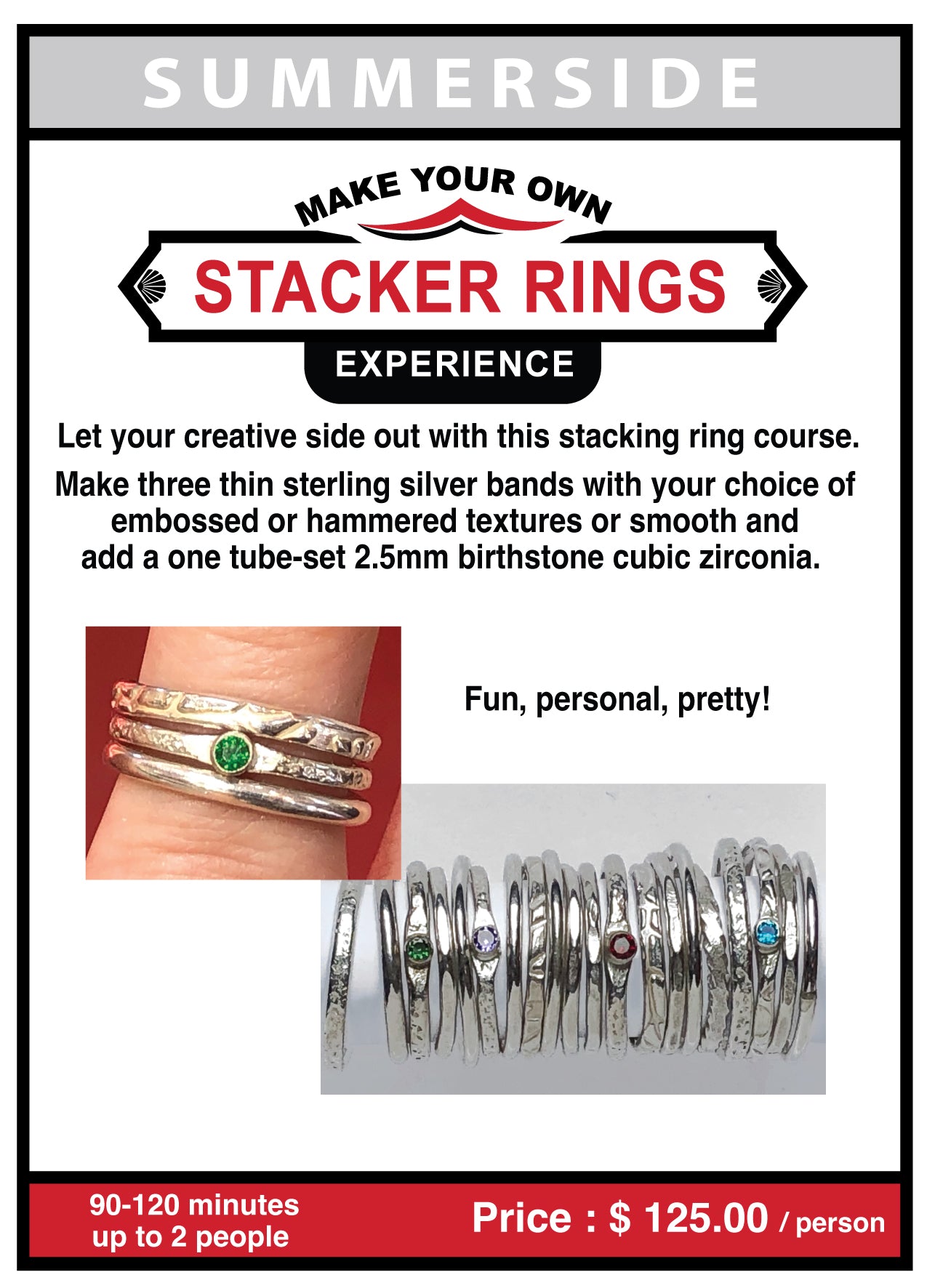 Make Your Own Stacker Rings - Summerside