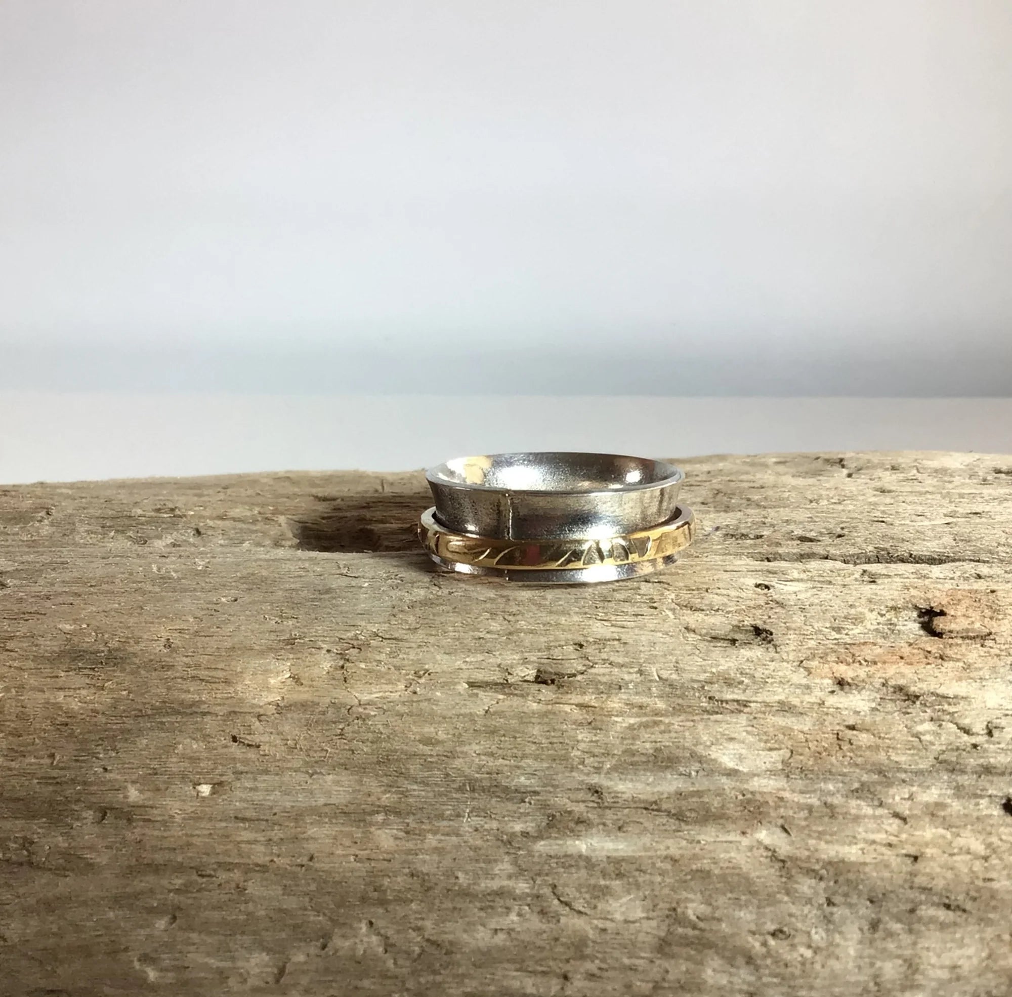 Sterling Silver Spinner Ring (style 12)