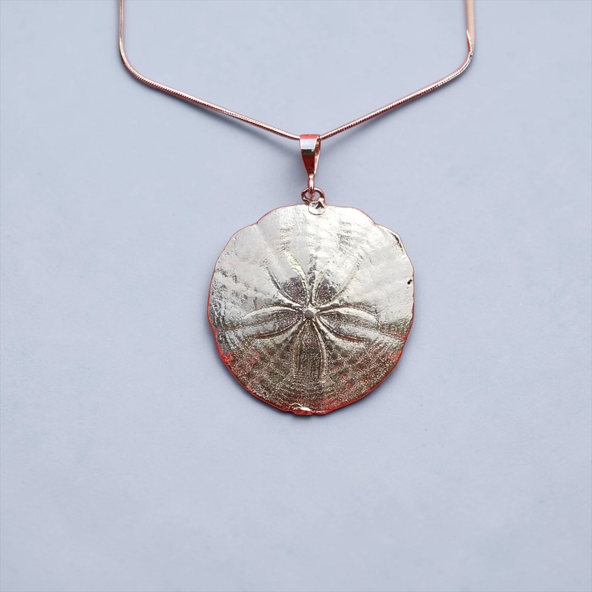 Sterling Silver Sandollar Pendant Large