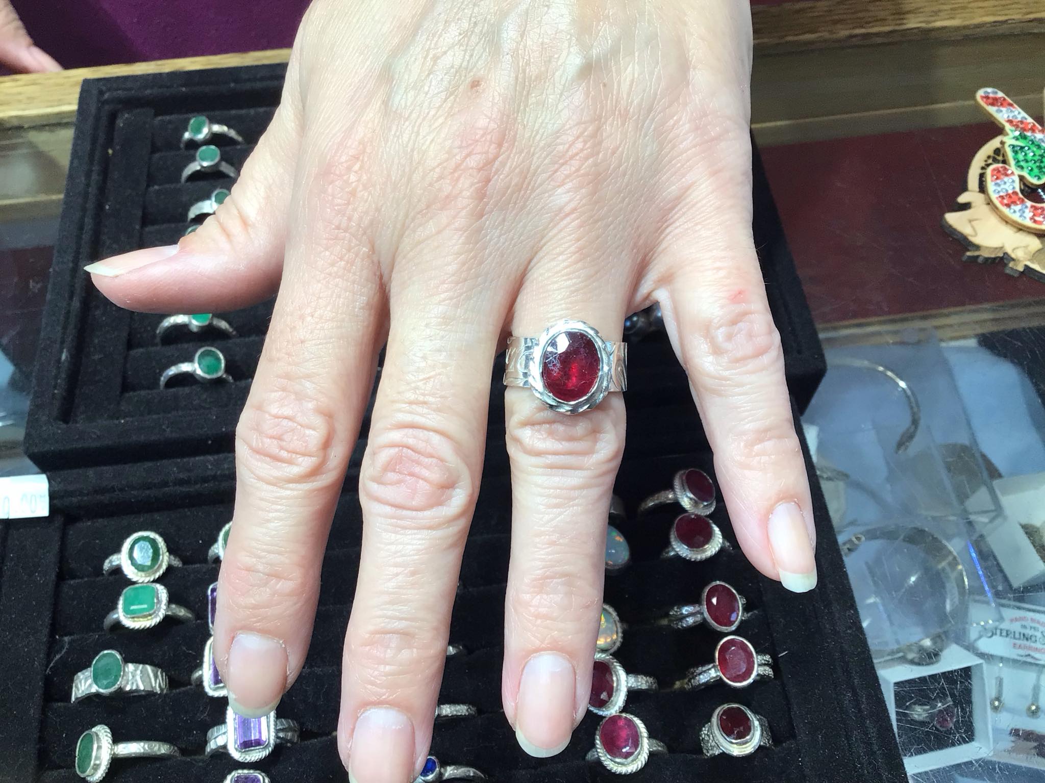 Genuine Ruby Ring – Shoreline Design