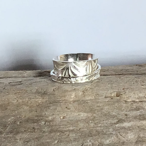 Sterling Silver Spinner Ring (style 5)
