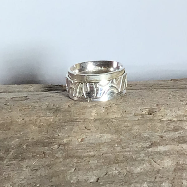 Sterling Silver Spinner Ring (style 6)