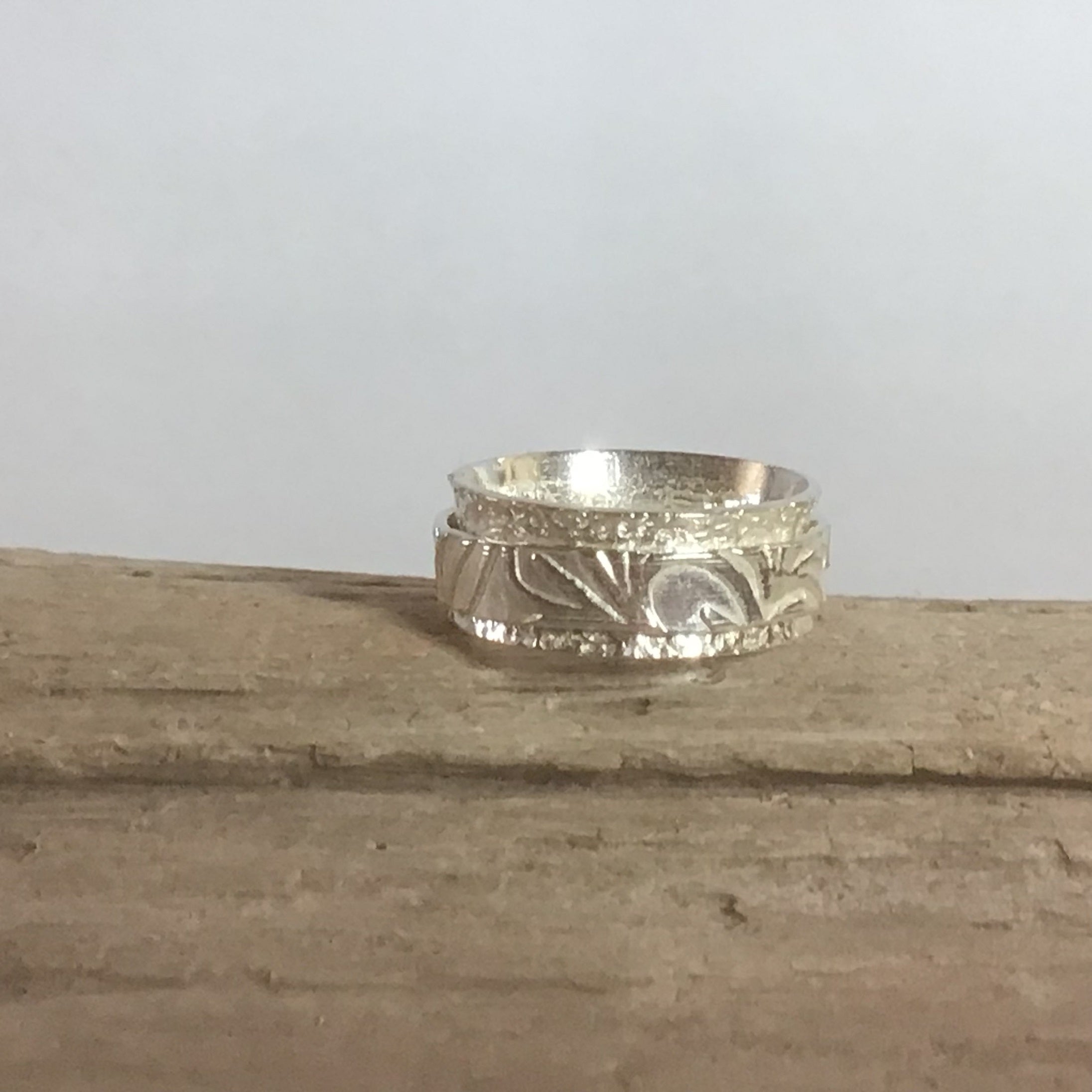 Sterling Silver Spinner Ring (style 7)