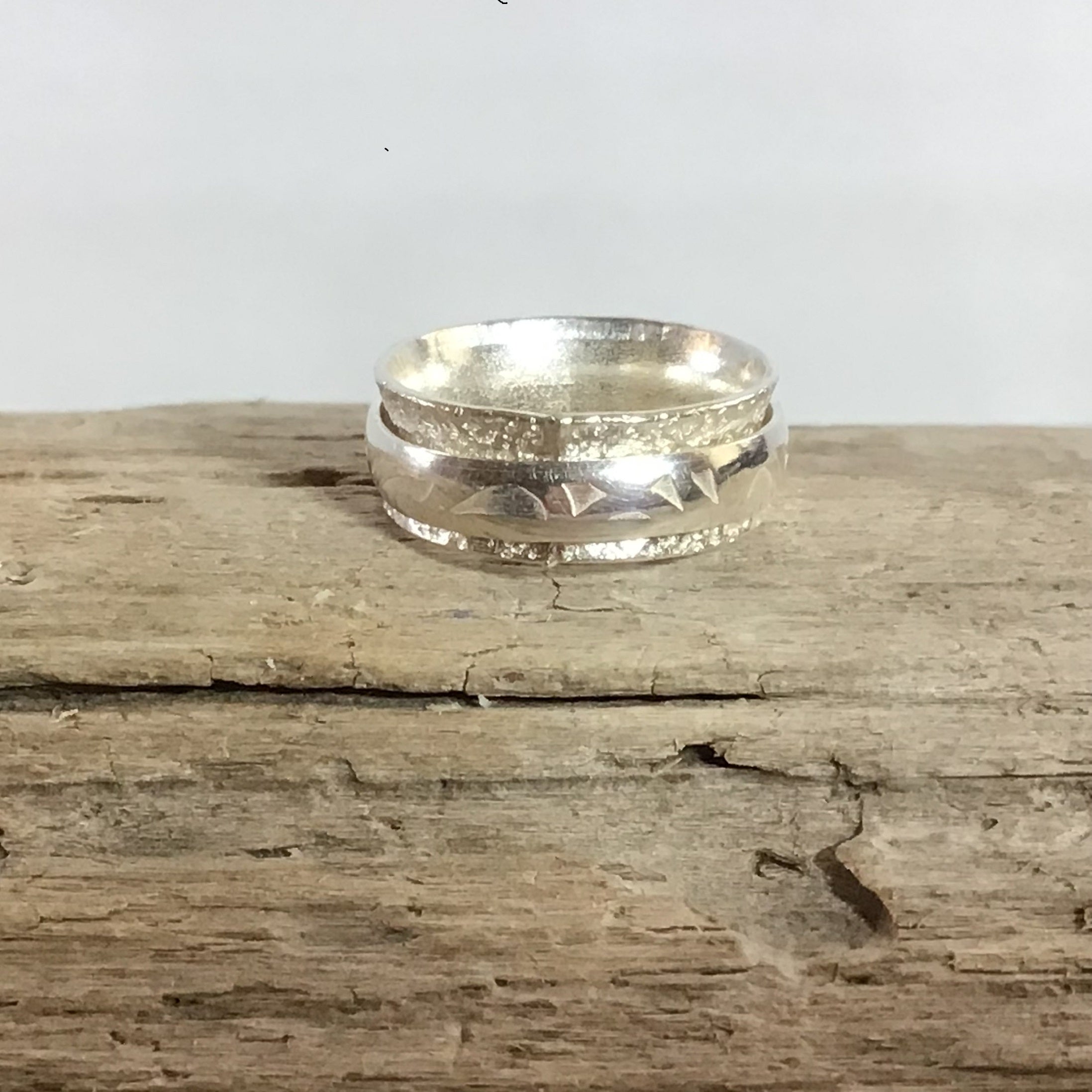 Sterling Silver Spinner Ring (style 9)