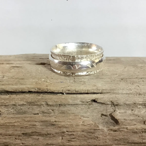 Sterling Silver Spinner Ring (style 9)