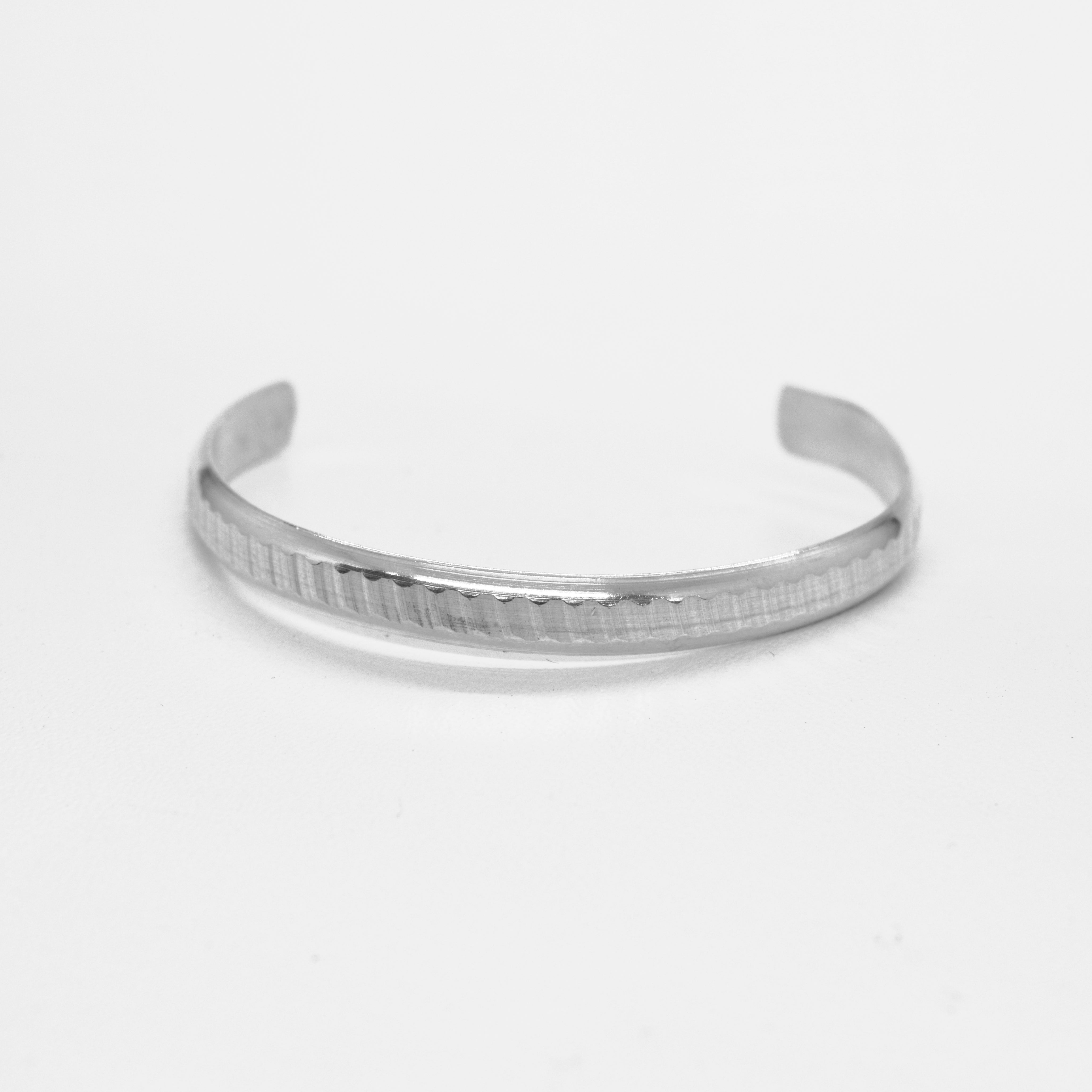 Sterling Silver Embossed cuff bracelet