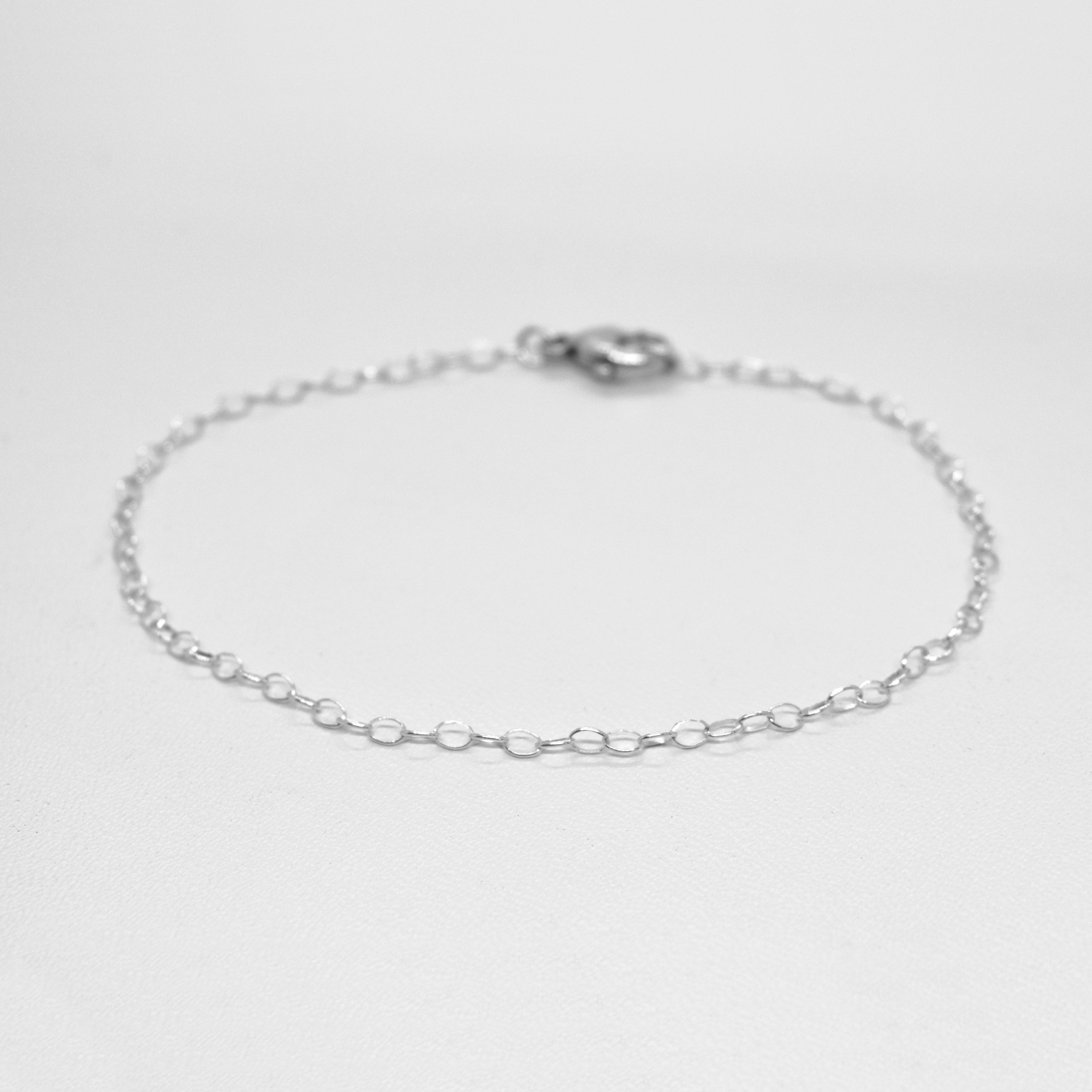 Fine link sterling silver bracelet