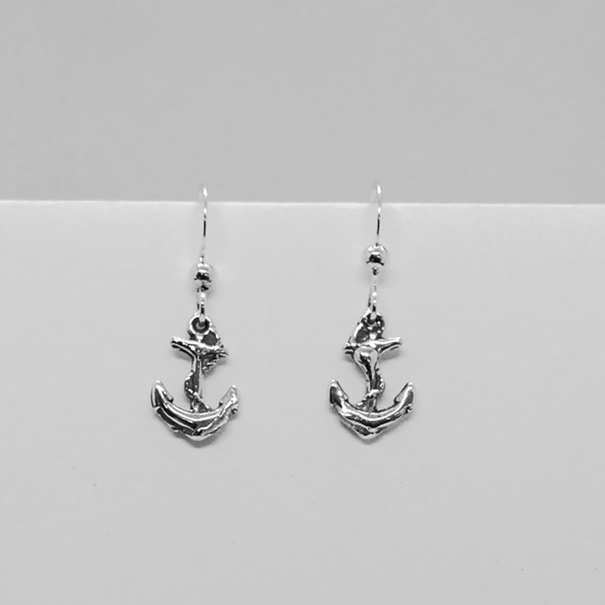 Sterling Silver Anchor Earrings (small)
