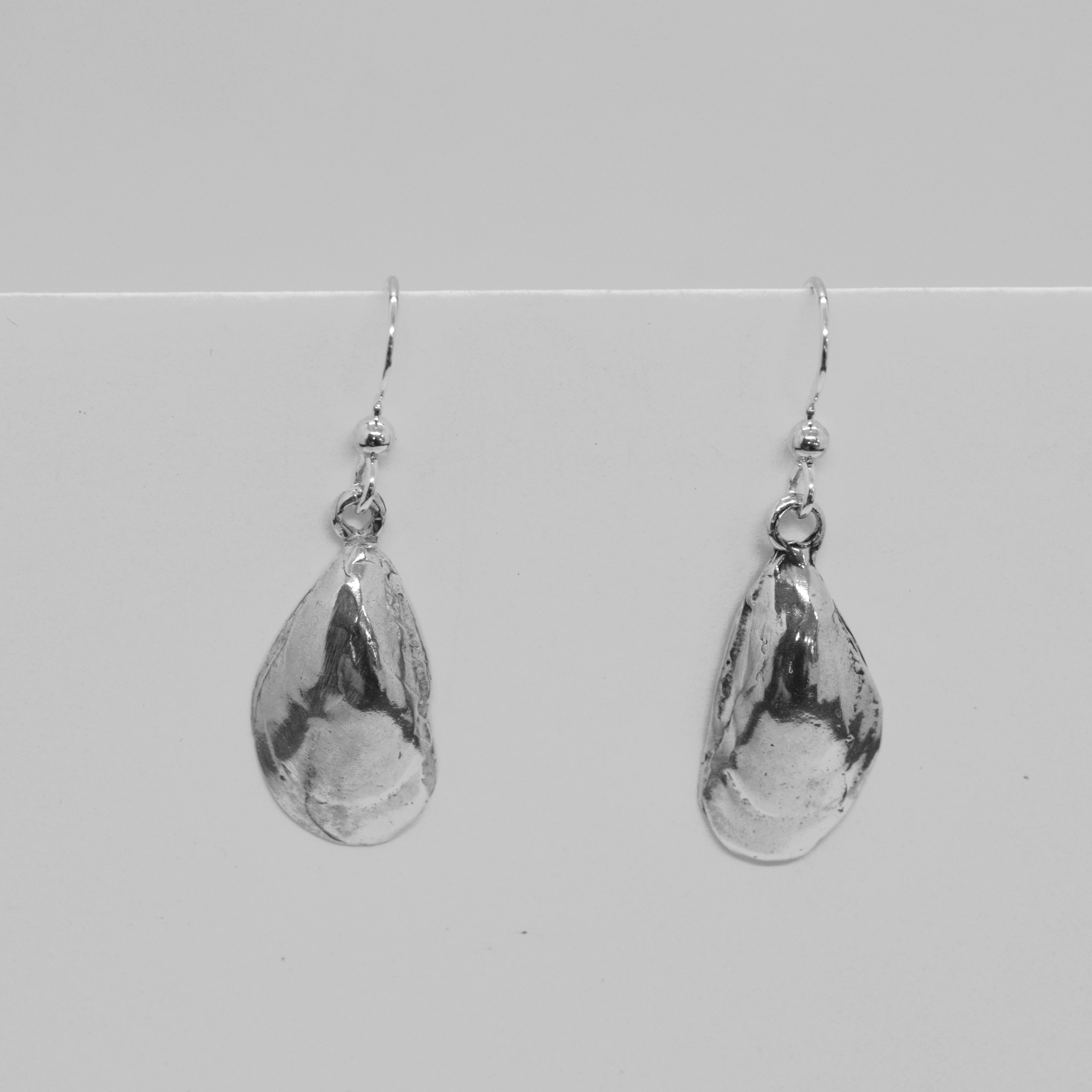 Mussel shell earrings