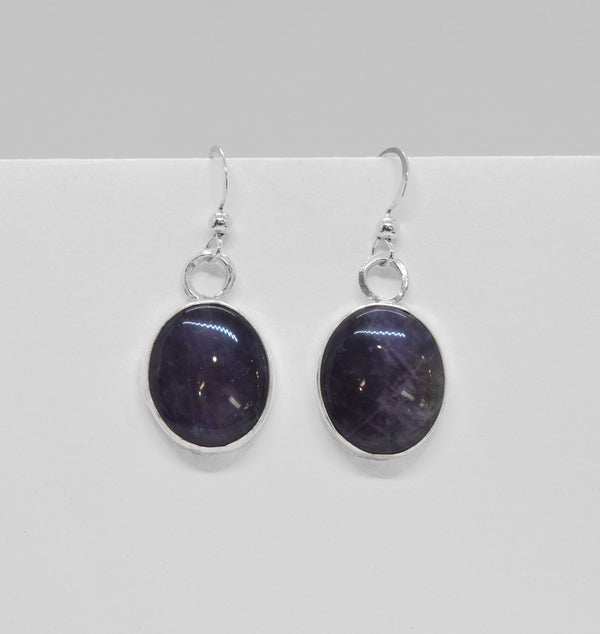 Sterling Silver Amethyst Earrings