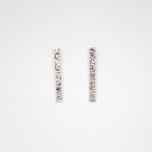 Swirly Stick Earrings (studs)