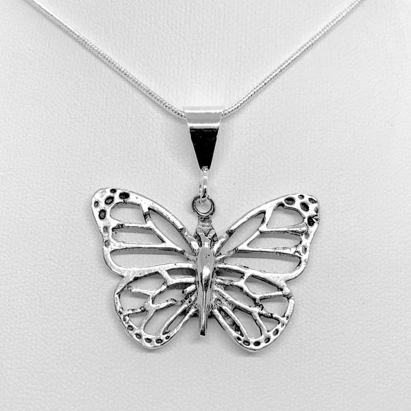 Sterling Silver Butterfly Pendant