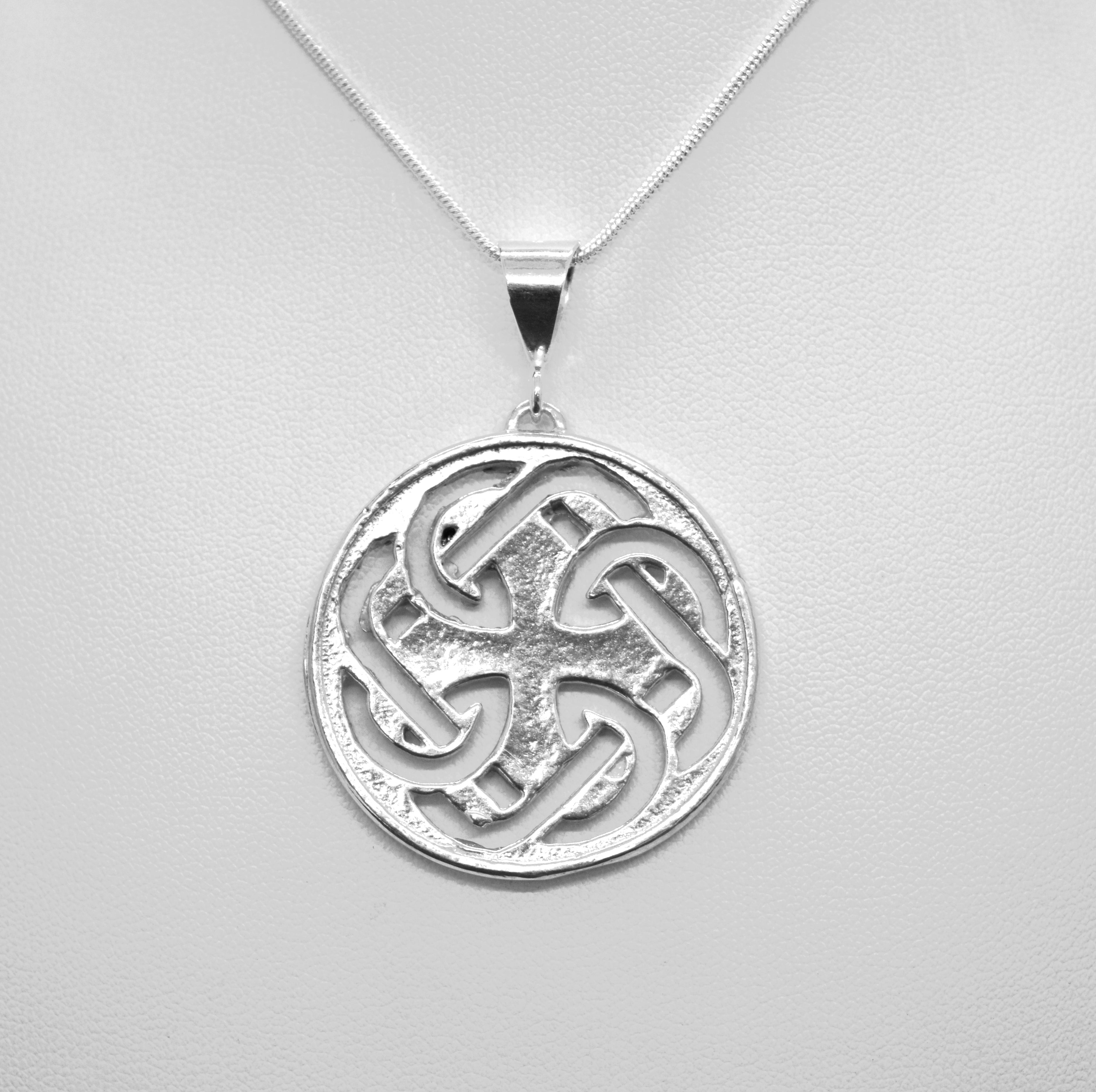 Sterling Silver Celtic Circle pendant