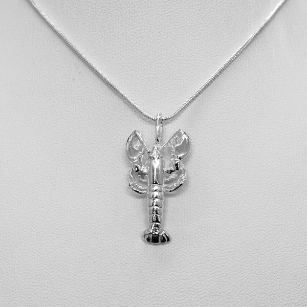 Sterling Silver Lobster Pendant (large)