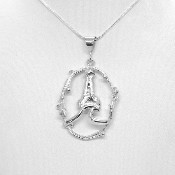 Lighthouse Oval Pendant