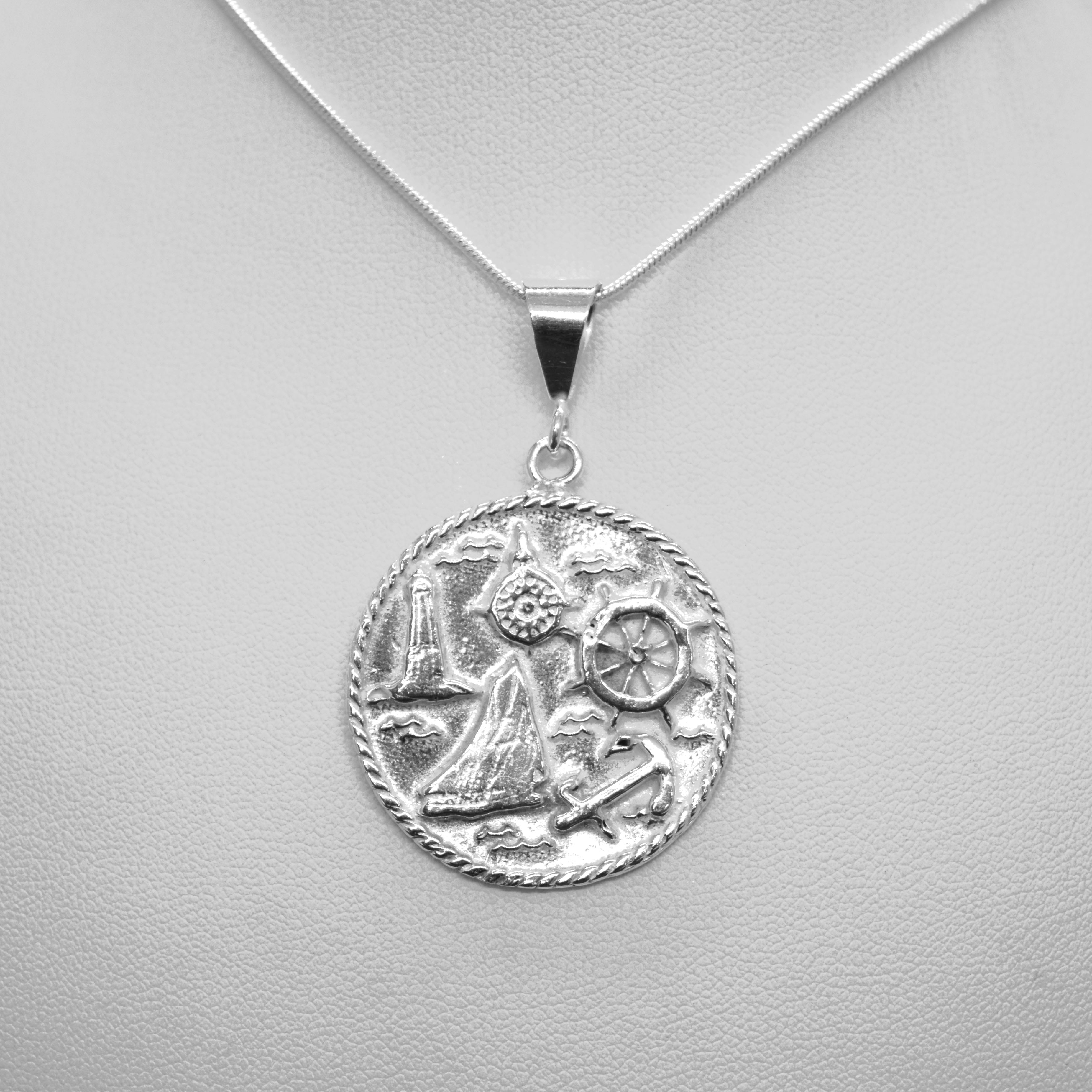 Sterling Silver Nautical pendant