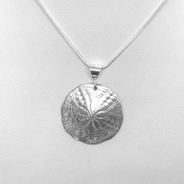 Sterling Silver Sand Dollar Pendant (small)