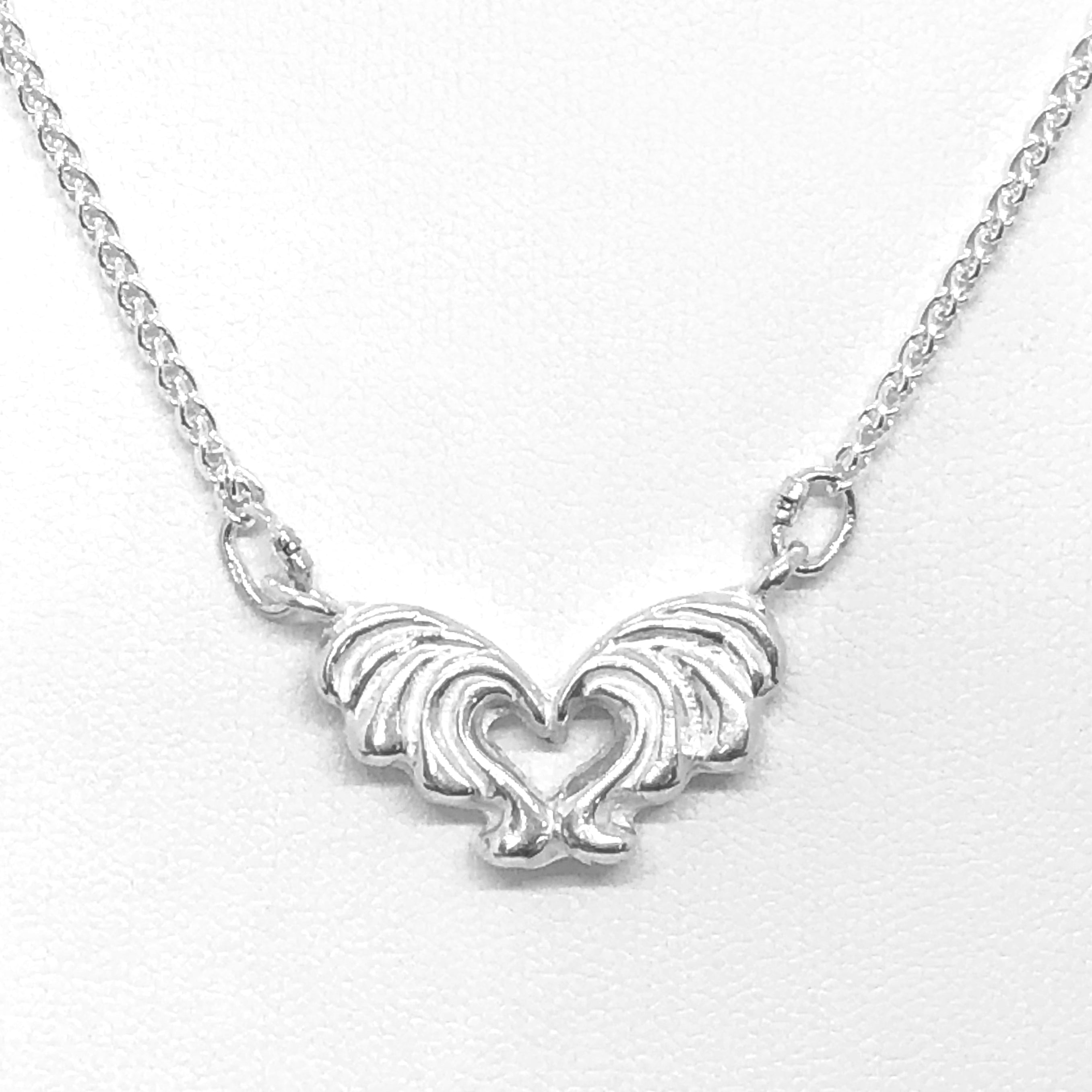 Wave Heart Necklace