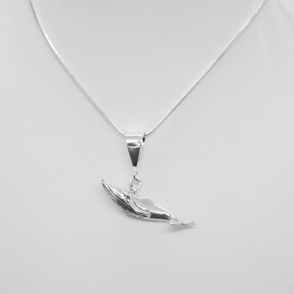 Sterling Silver Whale Pendant