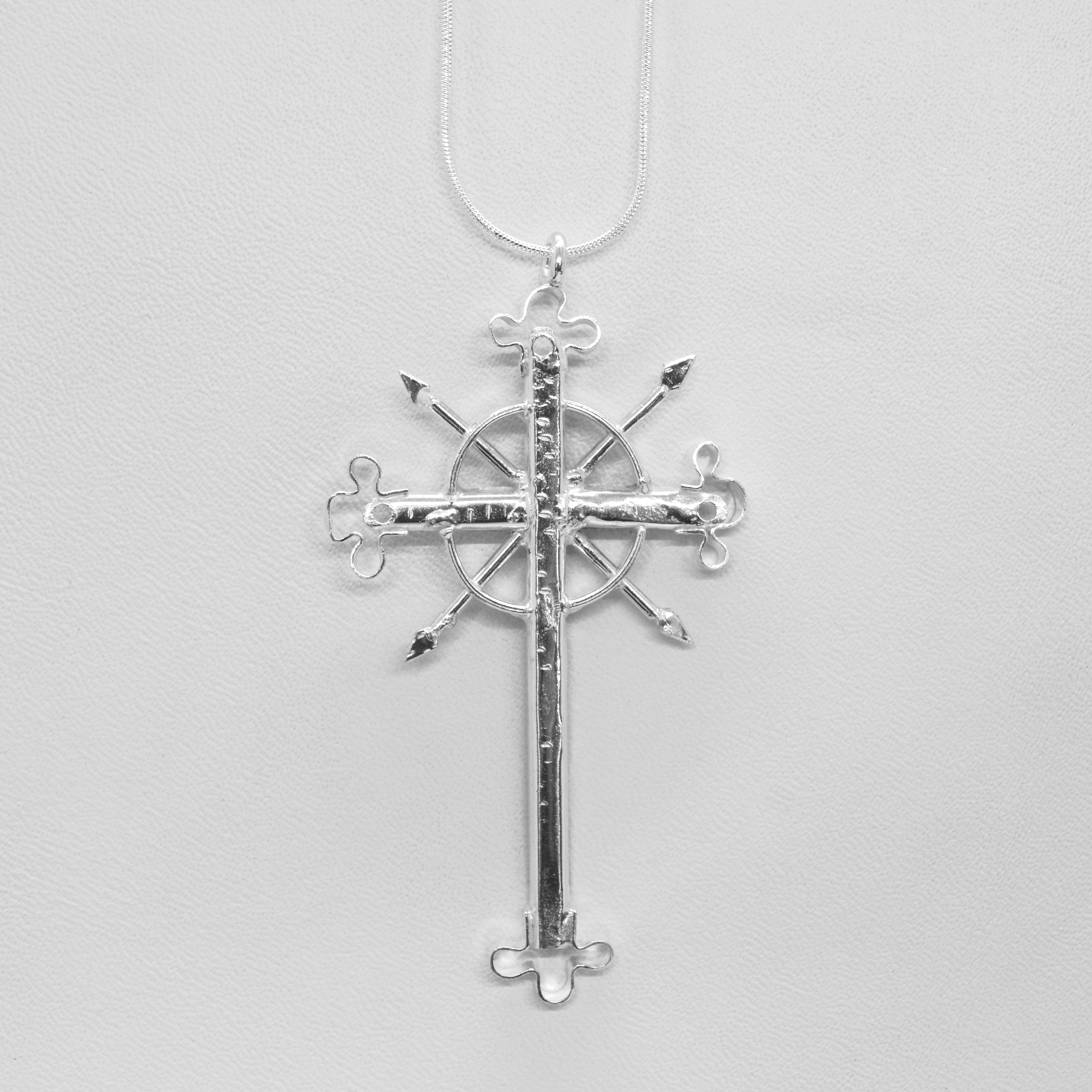 Large Ornate Silver Cross