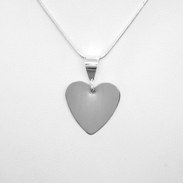 Silver Heart Pendant (small)