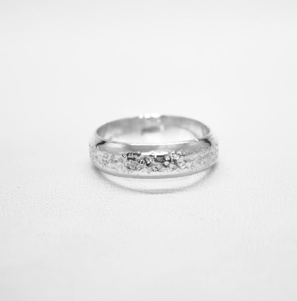 Sand Textured Ring