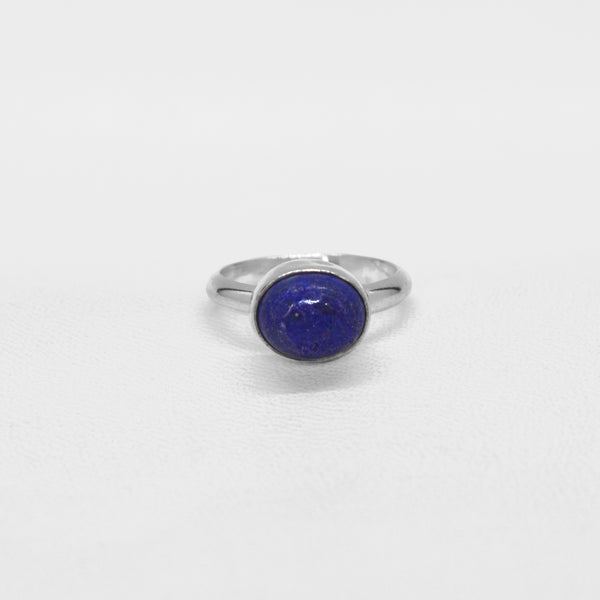 Oval Lapis Lazuli Ring