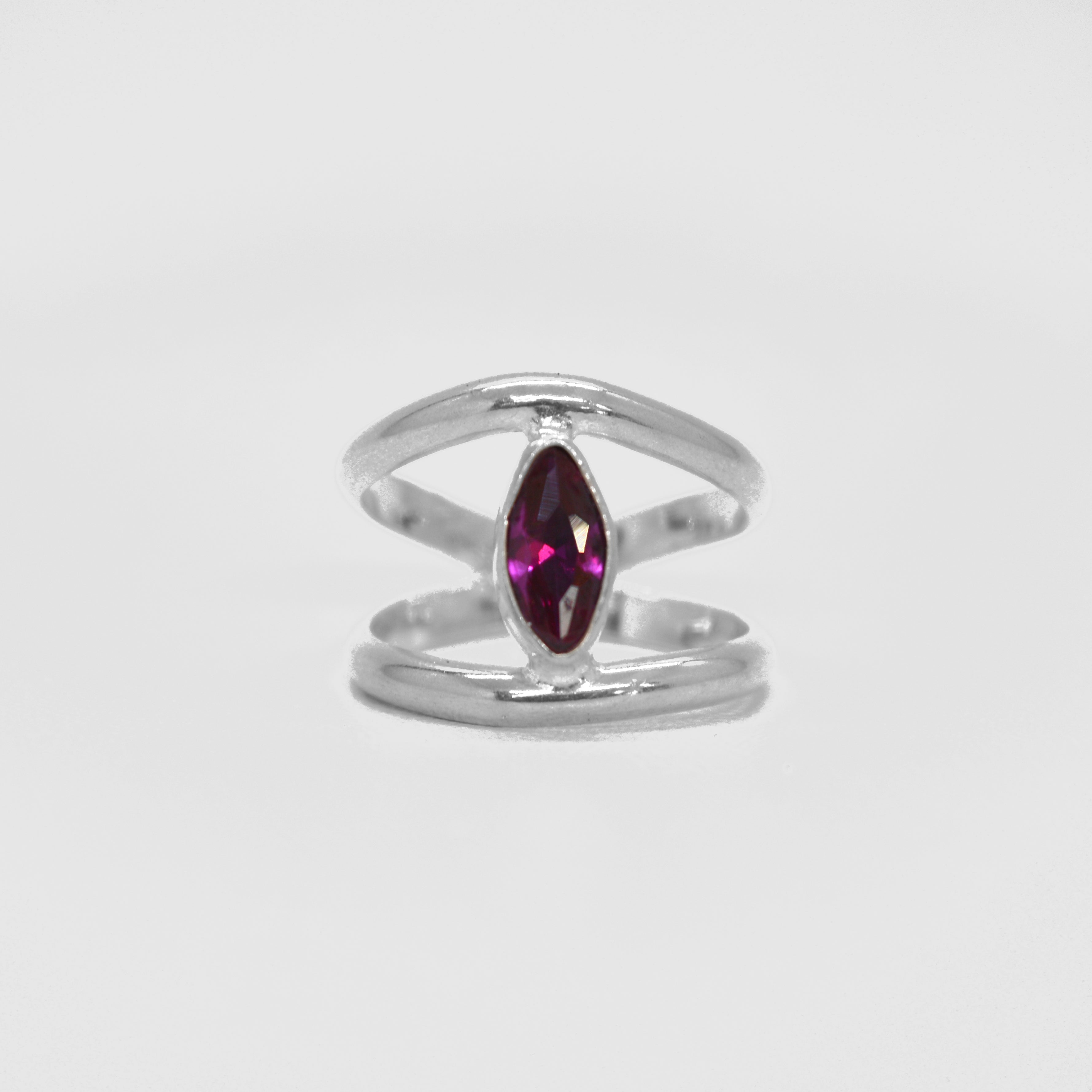 Split Band Marquis Ring (available in all birthstones)