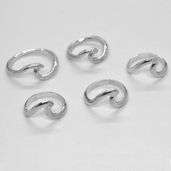 Sterling Silver Wave ring